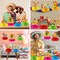 Cinco De Mayo Decorations Honeycomb Centepieces, 12Pcs Fiesta Mexican Themed Taco Table Decorations Mexican Centerpieces for Tables for Fiesta Mexican Cinco De Mayo Birthday Party Decorations